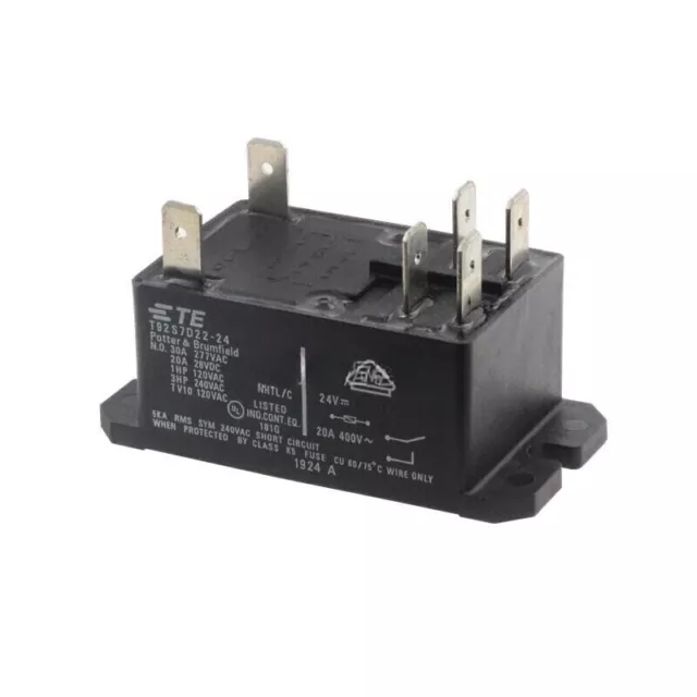 New T92S7D22-24 24VDC TE 30A Power Relay 6Pins