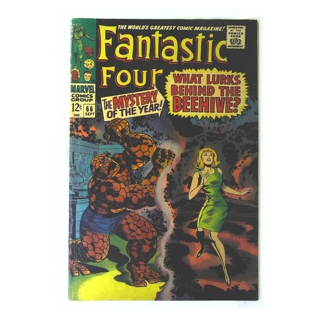 Fantastic Four (1961 series) #66 in Fine minus condition. Marvel comics [l!