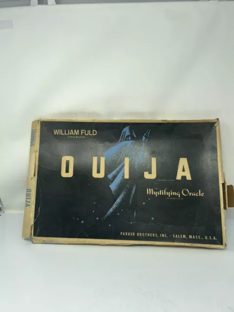 Vtg OUIJA Mystifying Oracle BOARD GAME WILLIAM FULD /Salem, Mass. Parker Bros.