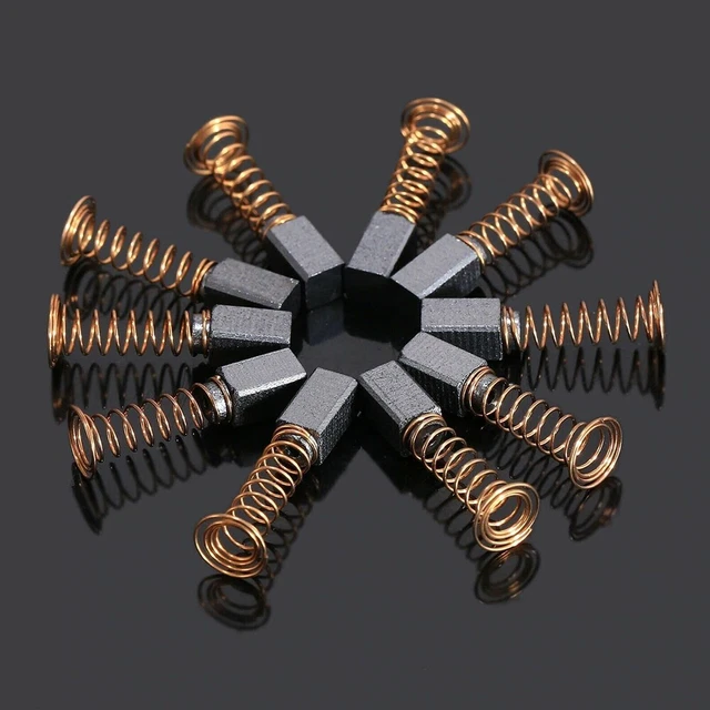 Spazzola di carbone alta qualità lucidante smerigliatrice 10 pezzi 5x5x8 mm accessori