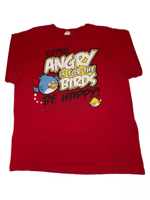 Angry Birds, Shirts & Tops, Game Over Angry Birds Fun Kids Tshirt Xl  Great Condition Disc Ship