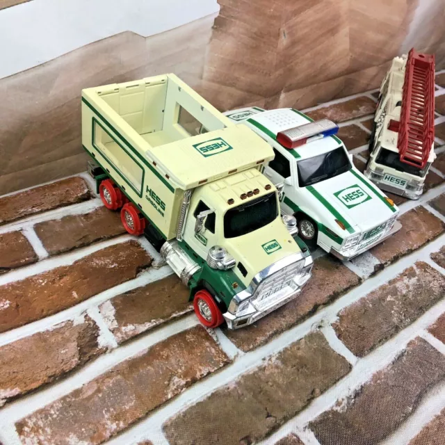 Hess Toy Trucks & Police Car For Parts 2