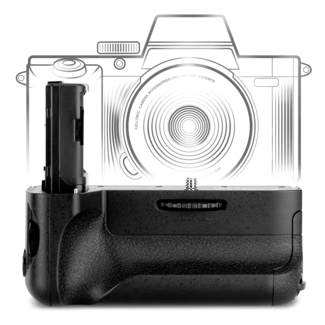 Camera Battery Grip for Sony ILCE-7SM2 (Alpha 7S II / α7S II)