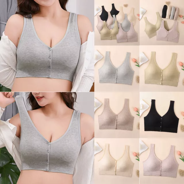 Plus Size Womens Sport Bras Support Crop Top Vest Comfort Stretch Bra Lingerie