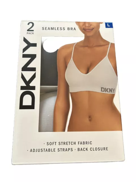 DKNY EVERYDAY 2-PACK Tailored T-Shirt Bra DK3151P2 NEW with TAGS