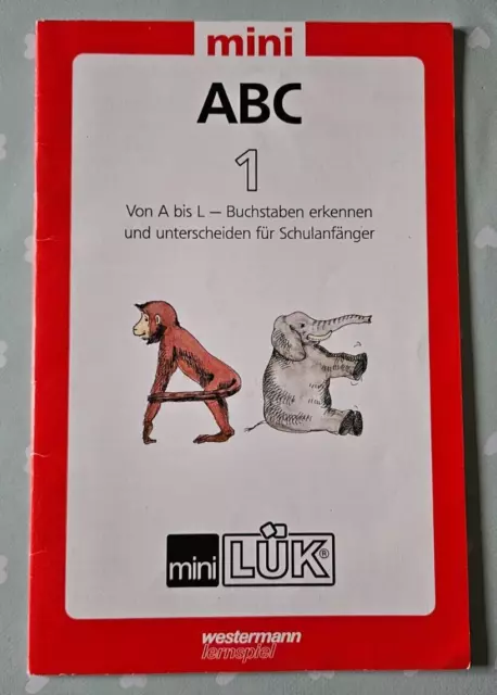 Mini Lück Heft ABC 1, Buchstaben erkennen und unterscheiden für Schulanfänger