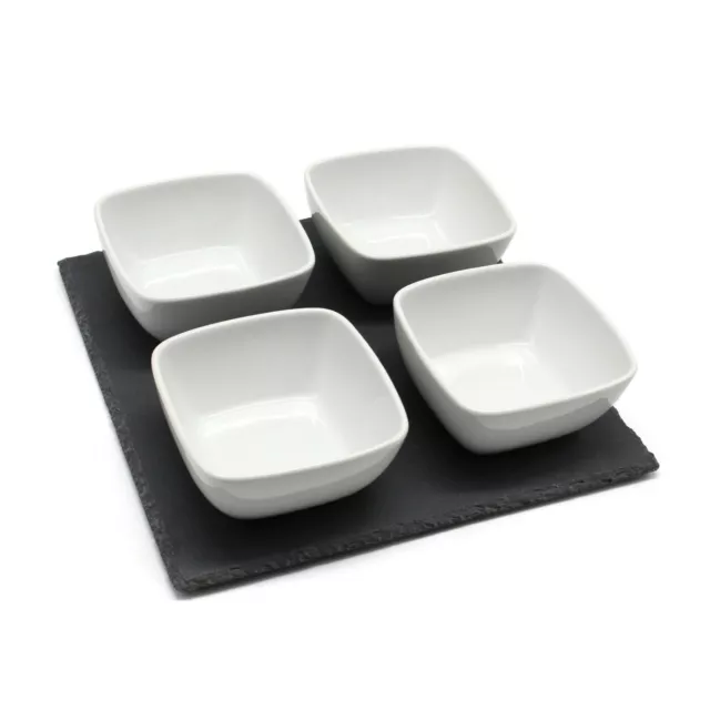 Snack Dips Nibbles Bowls Tray Ceramic Appetizer Tapas Serving Dish Gift Idea