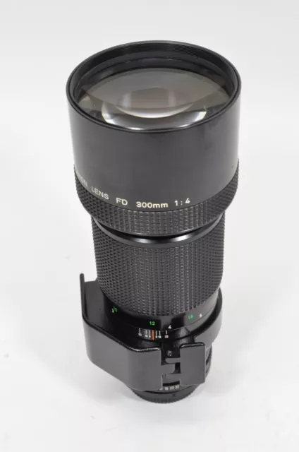 Canon FD 300mm f/4 Telephoto Manual Focus Lens FD