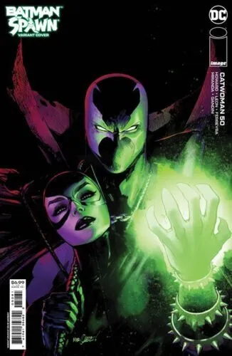Catwoman #50 DC Comics 2022 CVR Batman & Spawn Marquez Variant