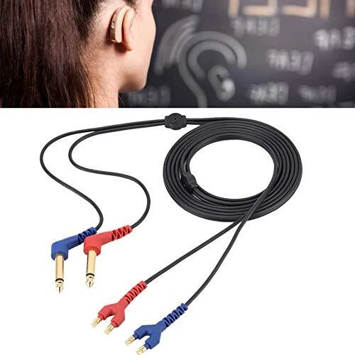 Audiometer Headset Cable Audiometer Headphone Wire for Headphone Air Conducti...
