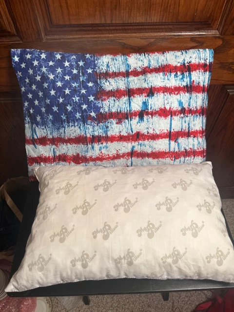 My Pillow Go Anywhere Travel 12”X18” Includes Roll and Go Pillowcase USA Lindell
