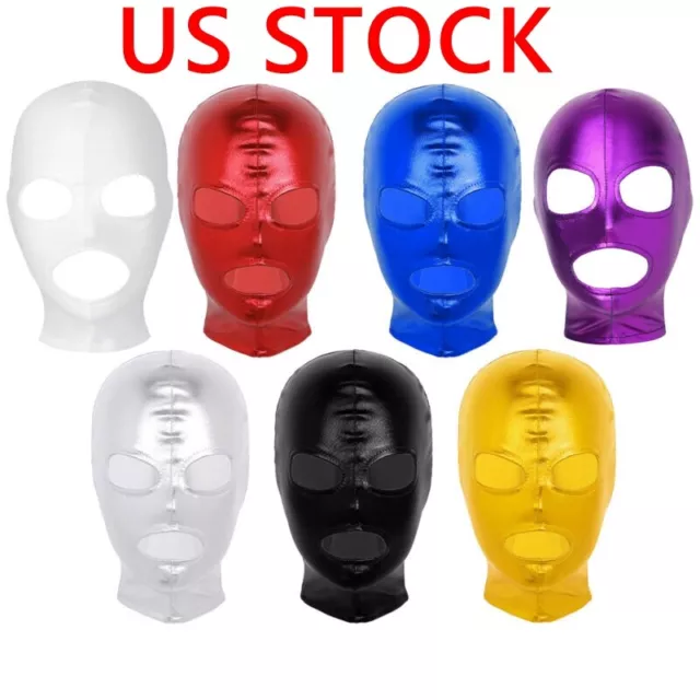 Unisex Headgear Face Cover Hood Mask Role Play Cosplay Costume Lingerie Sexy