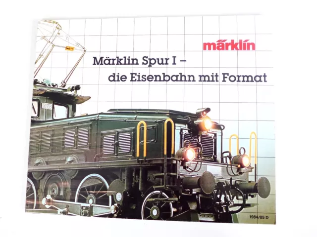 Alter Märklin Eisenbahn -Katalog 1984/85 mit Spur 1 Modellen