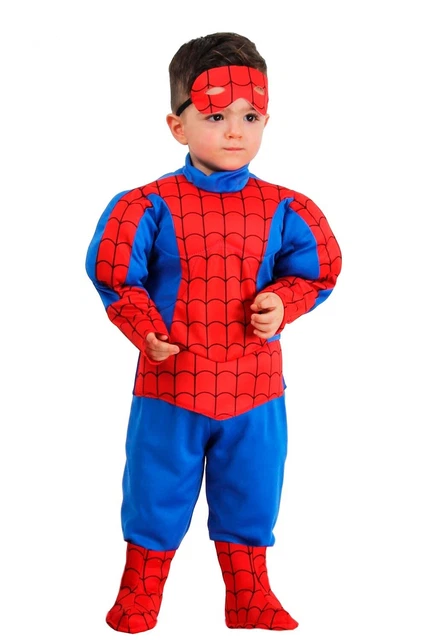 SPIDERMAN COSTUME CARNEVALE bambino RAGNO ROYAL completo tg. 25/36