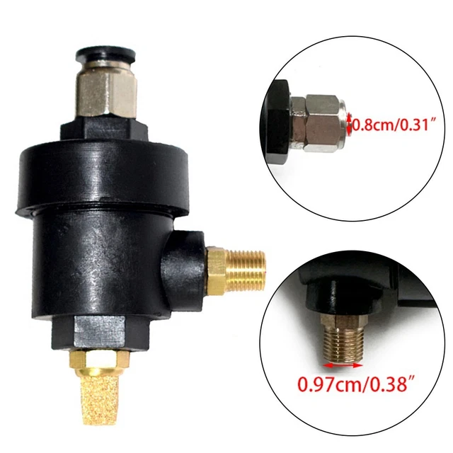 Vanne De Vidange Rapide Pour Changeur De Pneus - Raccord G1/4, Tube 8 Mm - Facile à Installer, Pour Démonter Facilement Les Pneus