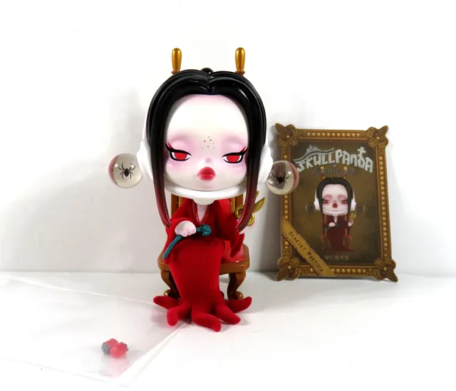 Pop Mart Skull Panda Addams Family Series Scarlet Morticia Figure NEW