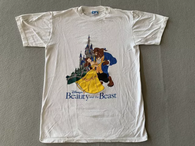 Vintage Disney Character Fashions Beauty And The Beast T-shirt. VHS Mail Away. S