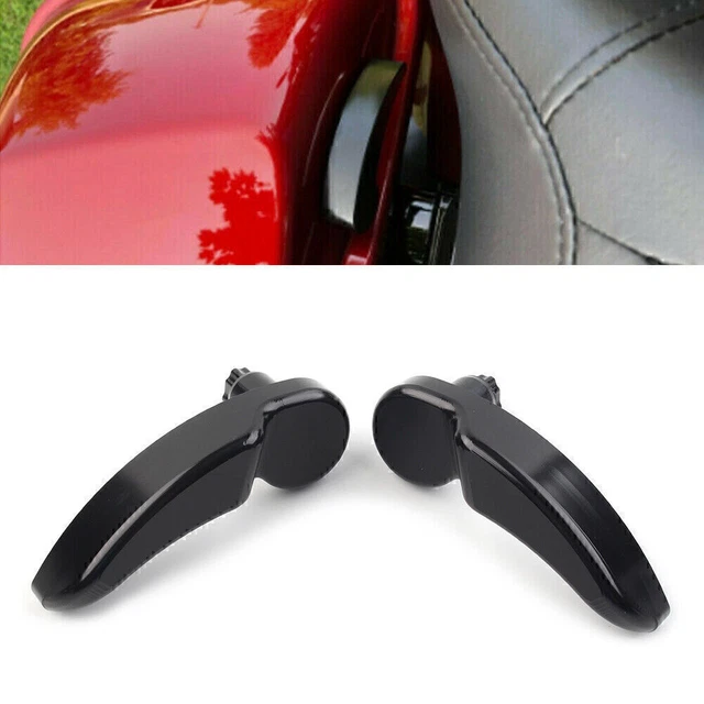 2 sollevatore coperchio a leva per sella nera rigida adatto a Harley Street Glide 14-22 GZ
