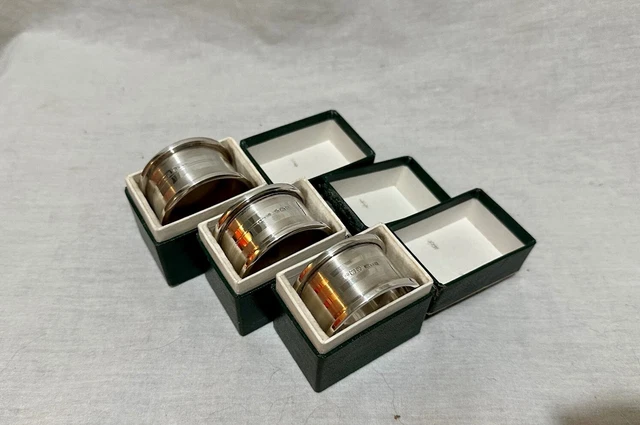 Anello tovagliolo ~ Marchio Argento 925 Solido ~ In scatola