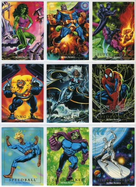 1992 Skybox Marvel Masterpieces Singles You Pick