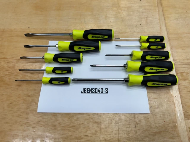 Snap-on USA Hi-Viz Soft Grip #4 Phillips Screwdriver – SGDP64IRBHV (New)