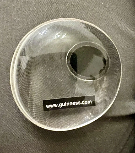 GUINNESS RARE Collectable Factory Entry Token Paperweight pebble acrylic
