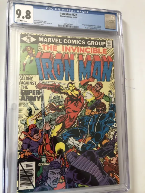 CGC 9.8 The Invincible Iron Man #127 CGC 9.8 White Pages