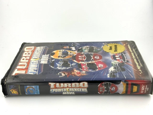 TURBO A POWER Rangers Movie 1997 VHS Clamshell Vintage Saban 90s Kids ...