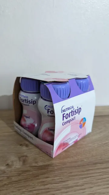 Nutricia Fortisip Compact | Strawberry | 125ml | 4 Bottles