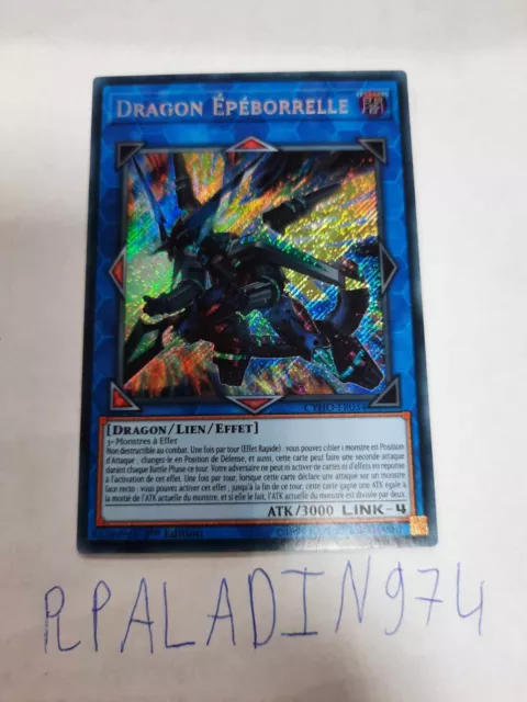 Yu Gi Oh ! Dragon Épéborrelle ( CYHO-FR034 ) Secret Rare en Français