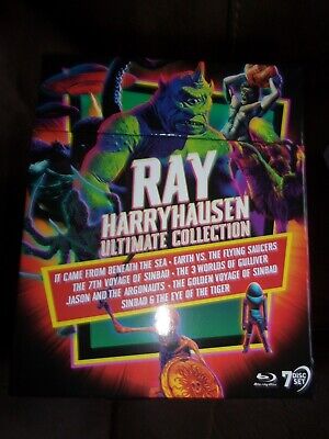 THE FANTASTIC FILMS of Ray Harryhausen NEW Blu-Ray 3-Disc Set 
