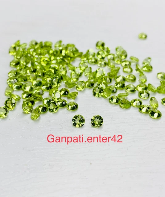 Lot De 2 Péridots Bruts Naturels Du Pakistan - 5,1 G - Qualité Gemme