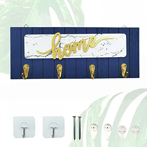 Key Holder Wall Mounted Key Hooks, Decorative Display Key Hanger