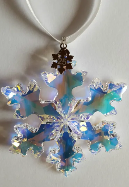 Swarovski, 25th Anniversary 2016 Snowflake Ornament, Extra Large Art No 5258537. 2