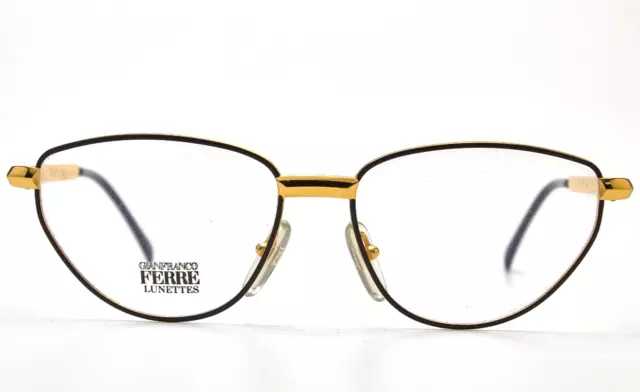 occhiali di gatto vintage montatura donna 80s👓 GIANFRANCO FERRE GFF147 55 86