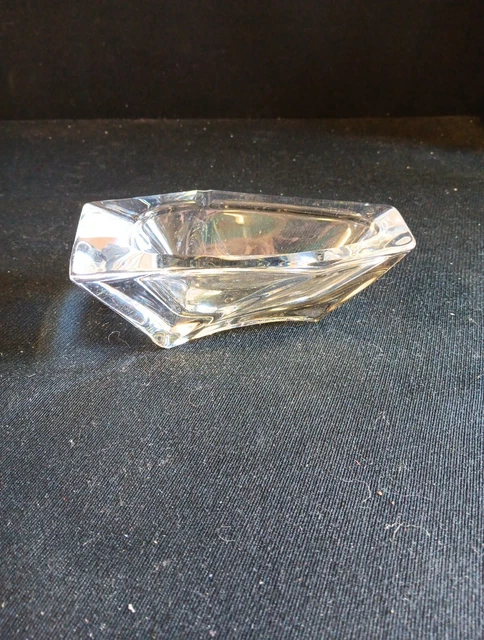Grand cendrier en cristal bullé Daum - Brocante et Déco Chic Grand cendrier en cristal bullé Daum - Brocante et Déco Chic