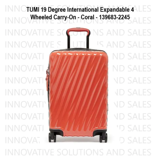 TUMI 19 Degree International Expandable 4 Wheeled Carry-On Coral - 139683-2245