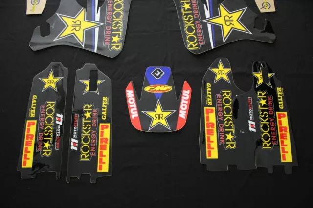 Yamaha Yzf 250-450 2003-2005 Rockstar Flu Mx Graphics Kit Sticker Kit Stickers 3