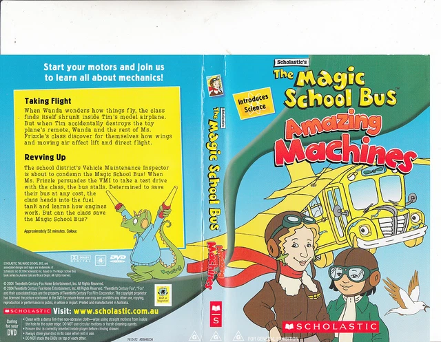 THE MAGIC SCHOOL Bus-Amazing Machines-1994-TV Series Canada-Children ...