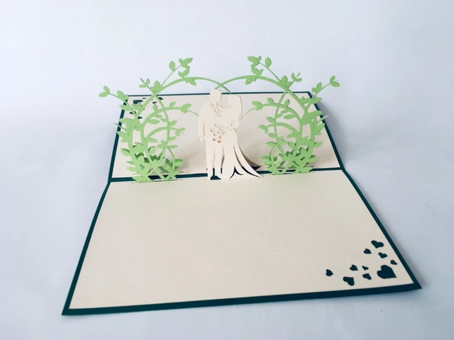 carte pop-up 3D en papier - Tête à modeler