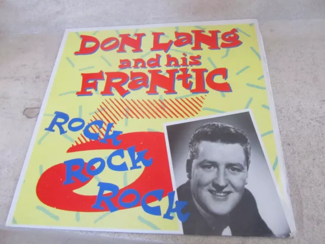 Lp vinyl 33t. Don Lang And His Frantic Five – Rock Rock Rock (UK.1983)