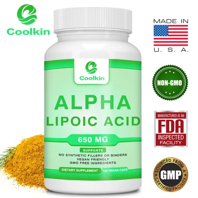 Alpha Lipoic Acid - Blood Sugar Balance, Energy Metabolism, Skin Health 120pcs