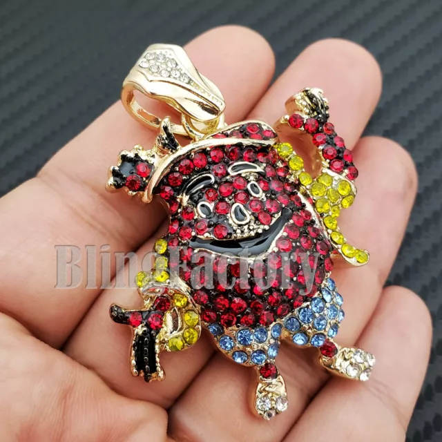 Iced out kool aid man pendant on sale