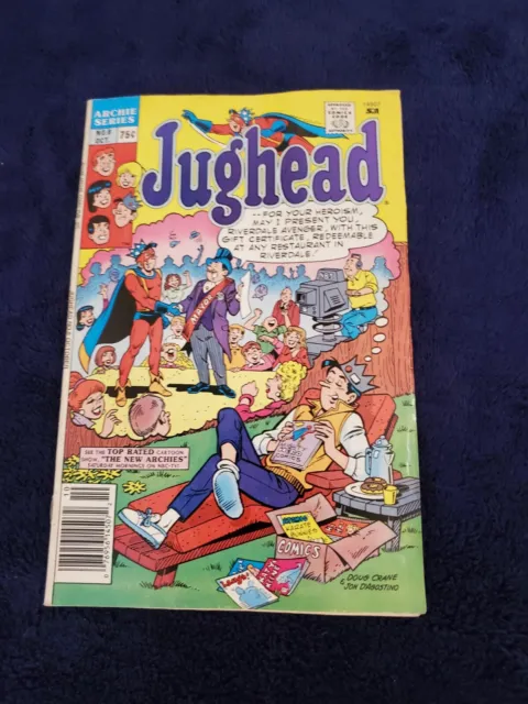 Jughead #8 Solid Grade Archie Oct. 1988