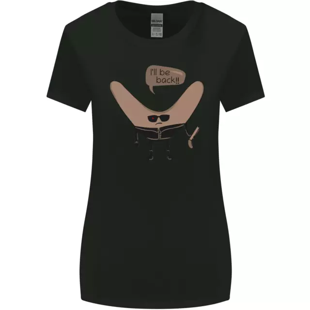 Boomerang Ill Be Back Funny Movie Parody Womens Wider Cut T-Shirt