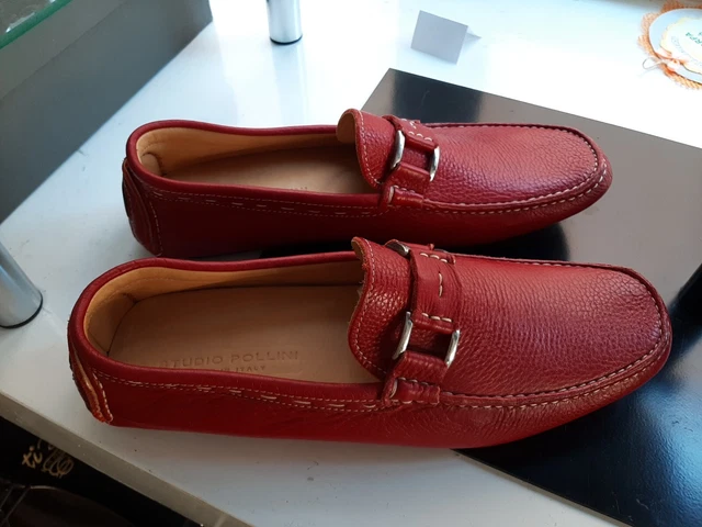 Mocassino rosso uomo 2025