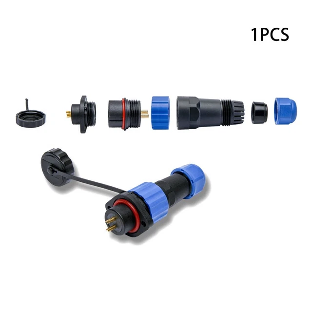 Easy to Install SP13 Waterproof Cable Connectors with Threaded Connections 27P