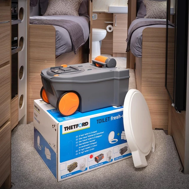 THETFORD C250 CARAVAN Cassette Toilet Fresh Up Kit Inc Holding Tank