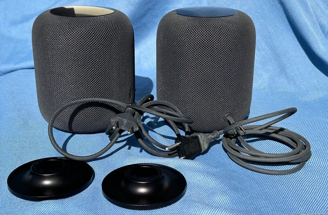 Apple HomePod (une paire) Haut Parleur connecté avec SIRI Space Gris