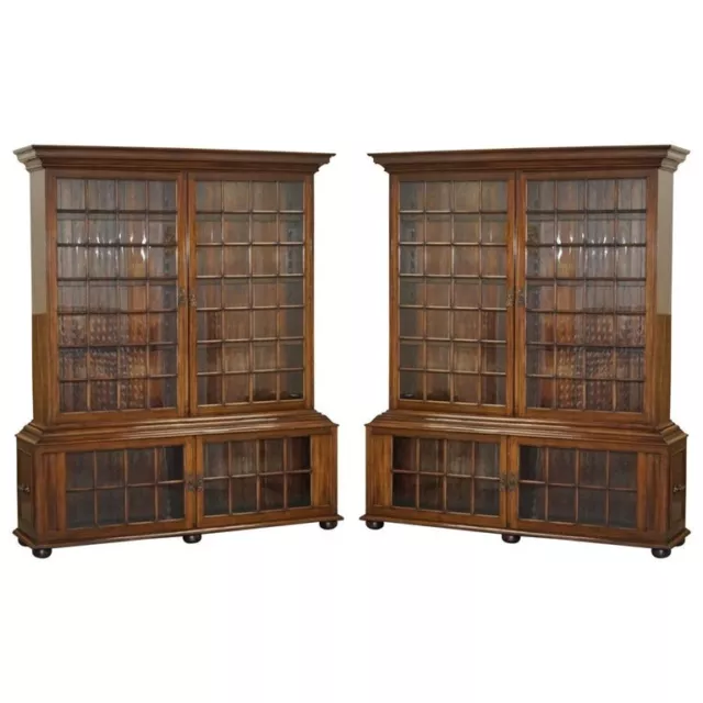 Pair of Very Important Samuel Pepys 1666 Large Library Bookcases After Original